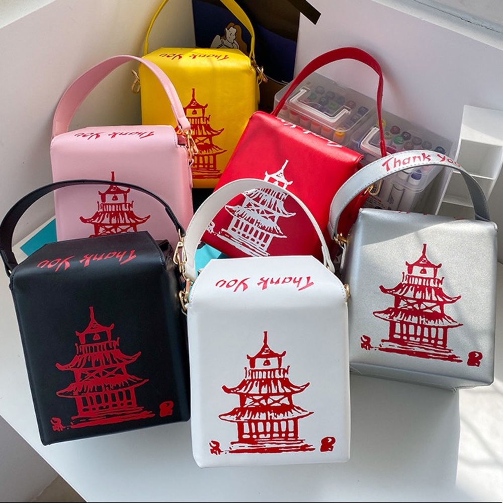 Tower Box  Printed Shoulder Messenger